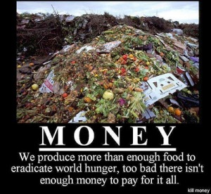 enough food - no money